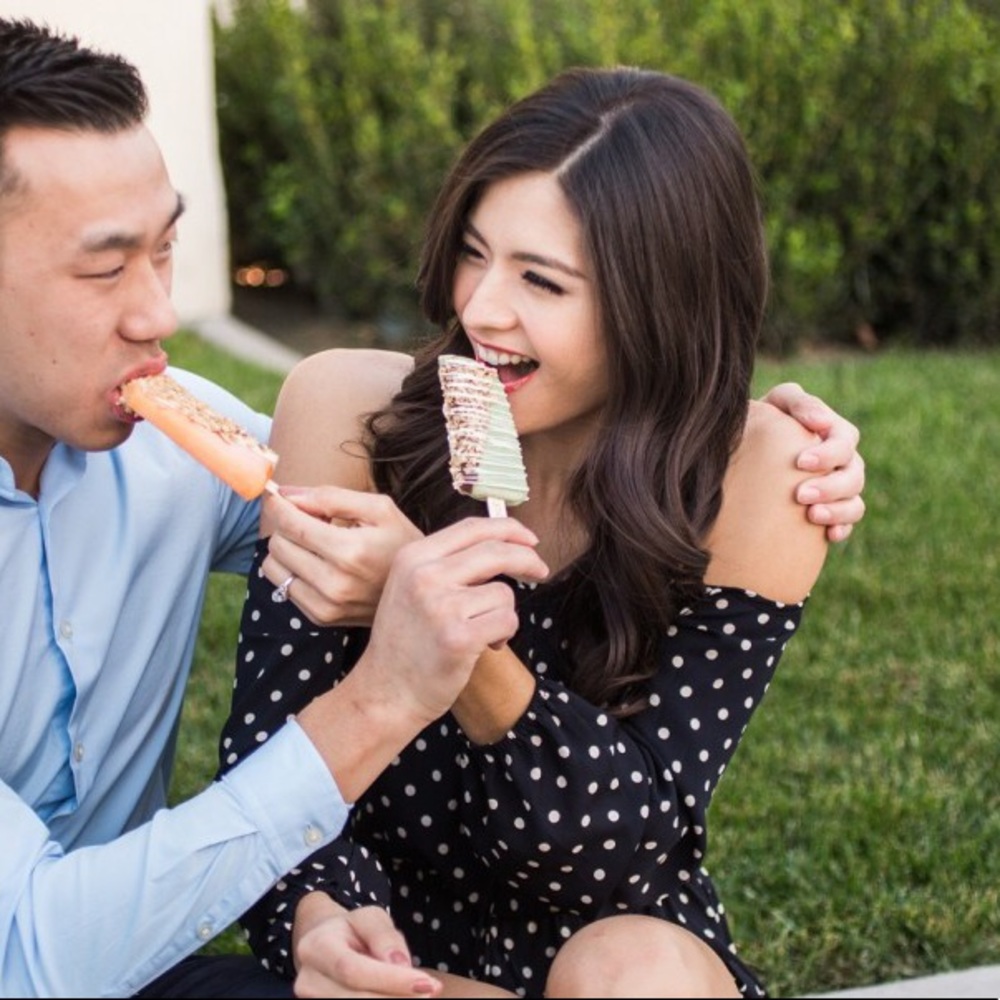 Black Cold Shoulder Polka Dot Romper - Picture 2 of 6